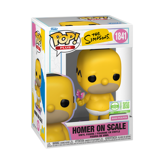 Pop! Plus Homer on Scale with Pop! Protector - US 6708