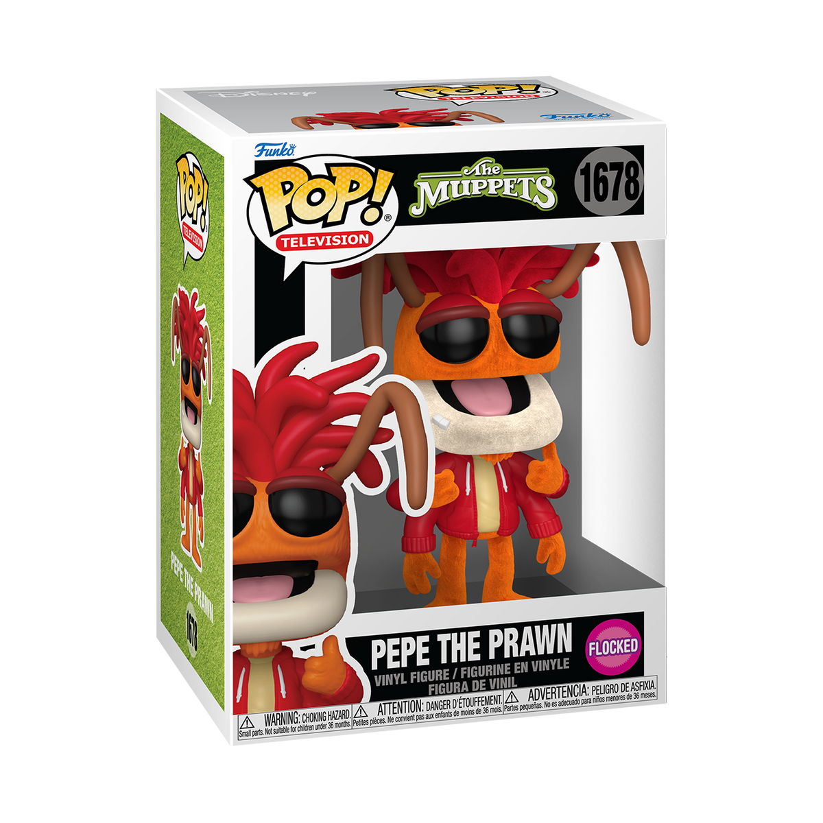 Pop! Pepe the Prawn (Flocked) - US 0920