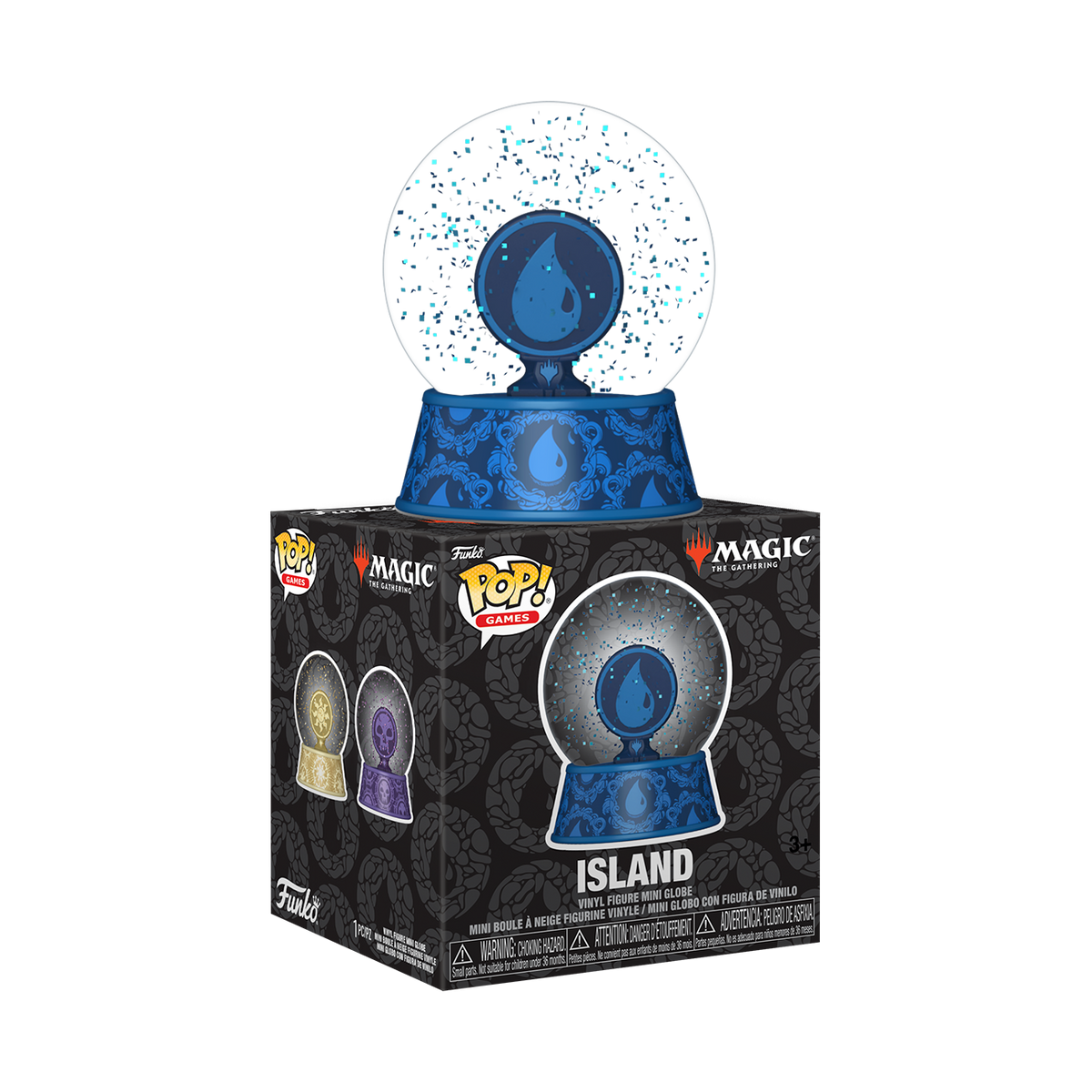 Magic The Gathering Island Mini Glitter Globe - US 9775