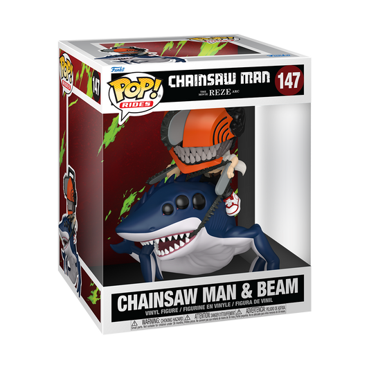 Pop! Ride Deluxe Chainsaw Man & Beam - US 1956