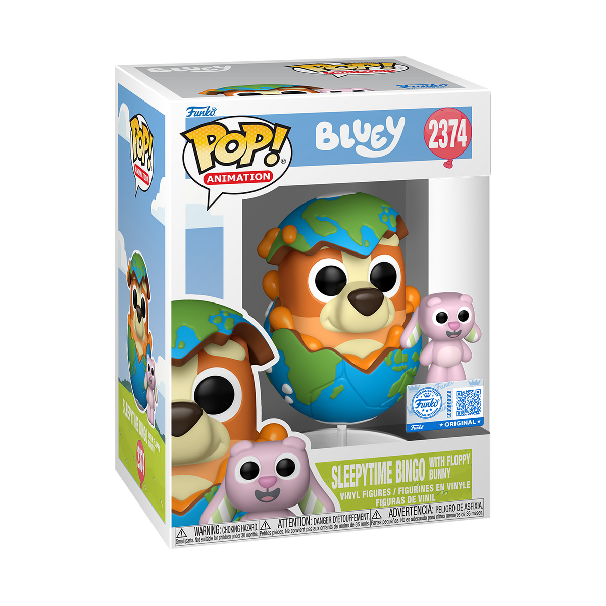 Pop! & Buddy Sleepytime Bingo with Floppy Bunny - US 2724