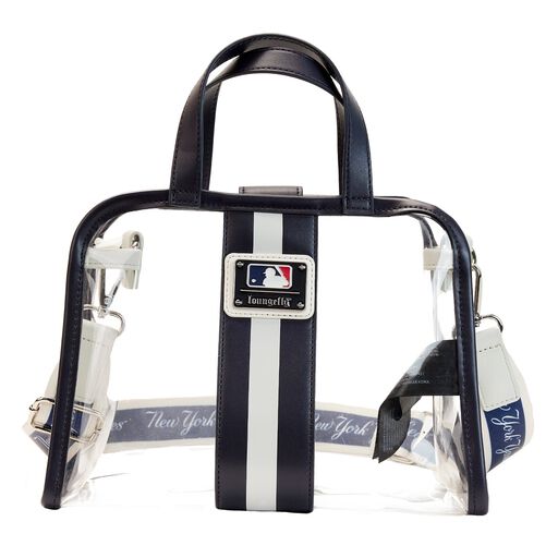 MLB NY Yankees Clear Tote Crossbody Stadium Bag with Pouch - US 0559
