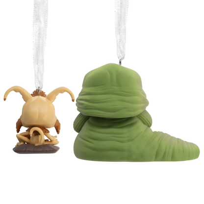 Jabba the Hutt & Salacious Crumb Ornament - US 8886