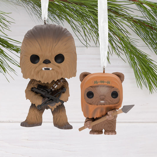 Chewbacca & Wicket Ornament - US 5560
