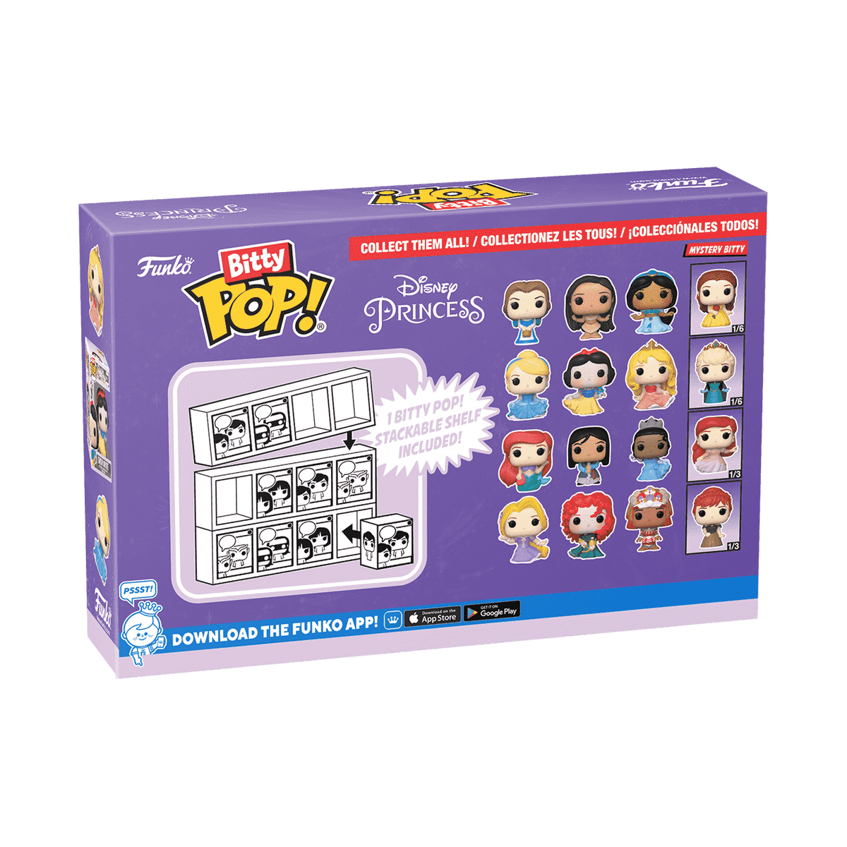 Bitty Pop! Disney Princess 4-Pack Series 2 - US 4735