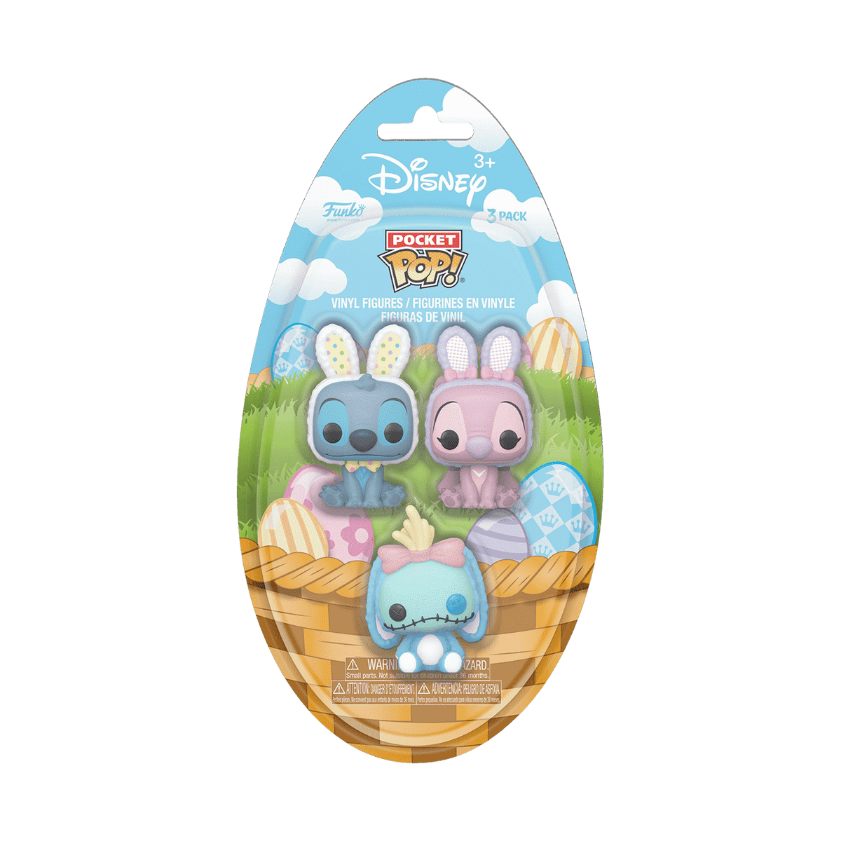 Pocket Pop! Easter Stitch, Angel, Scrump 3-Pack - US 5418