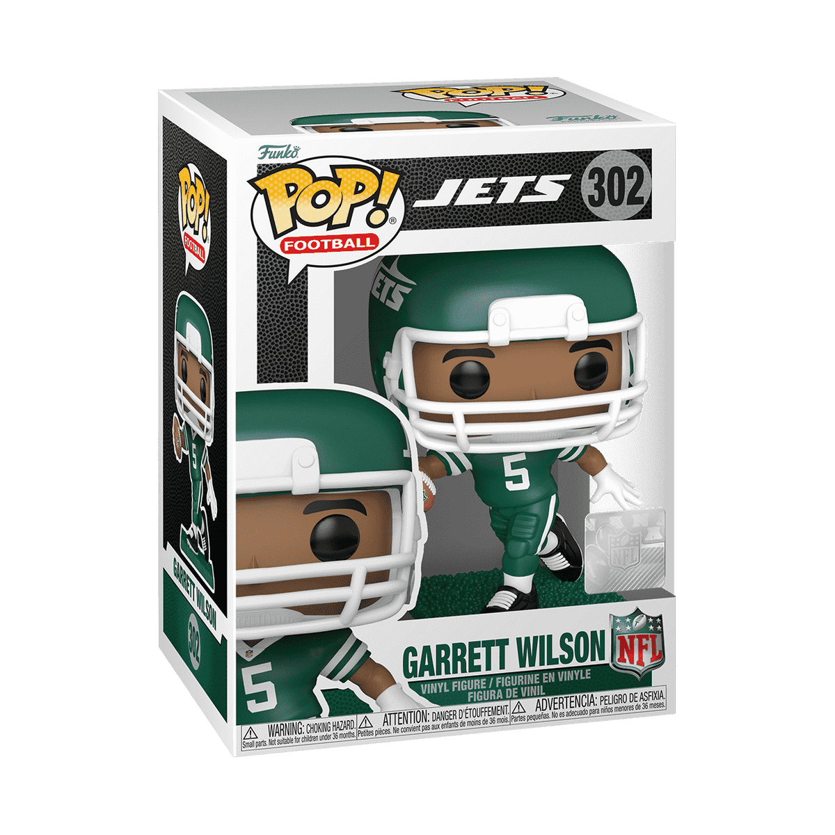 Pop! Garrett Wilson (Green and White Uniform) - US 1510