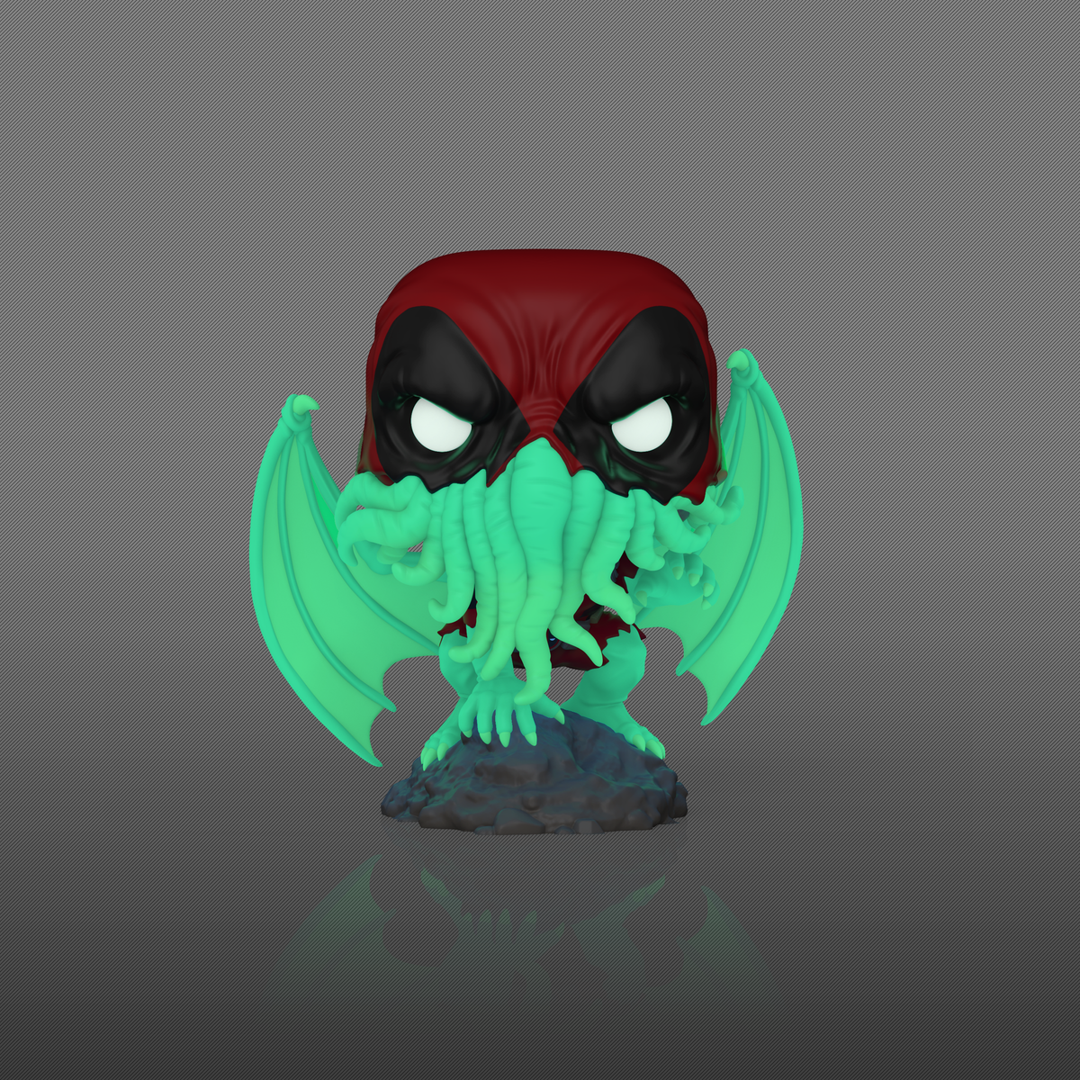 Pop! Plus Deadpool as Cthulhu (Glow) with Pop! Protector - US 0942