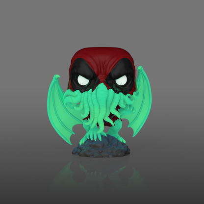 Pop! Plus Deadpool as Cthulhu (Glow) with Pop! Protector - US 0942