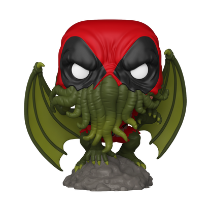 Pop! Plus Deadpool as Cthulhu (Glow) with Pop! Protector - US 0942