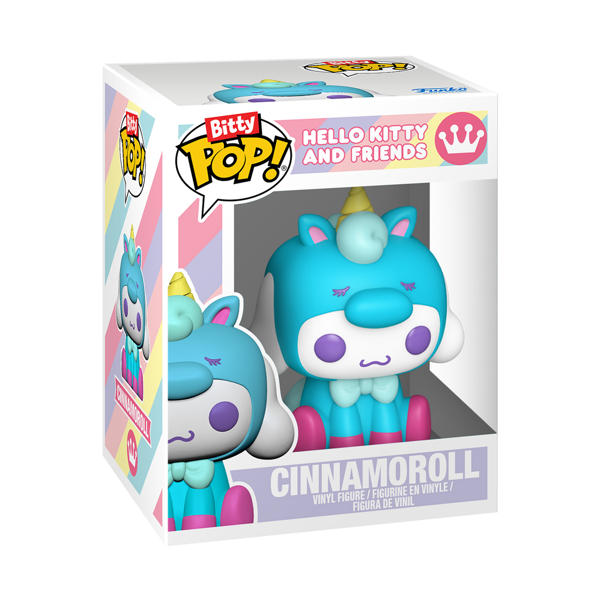 Bitty Pop! & Accessories Cinnamoroll (Unicorn) & Keychain - US 1429