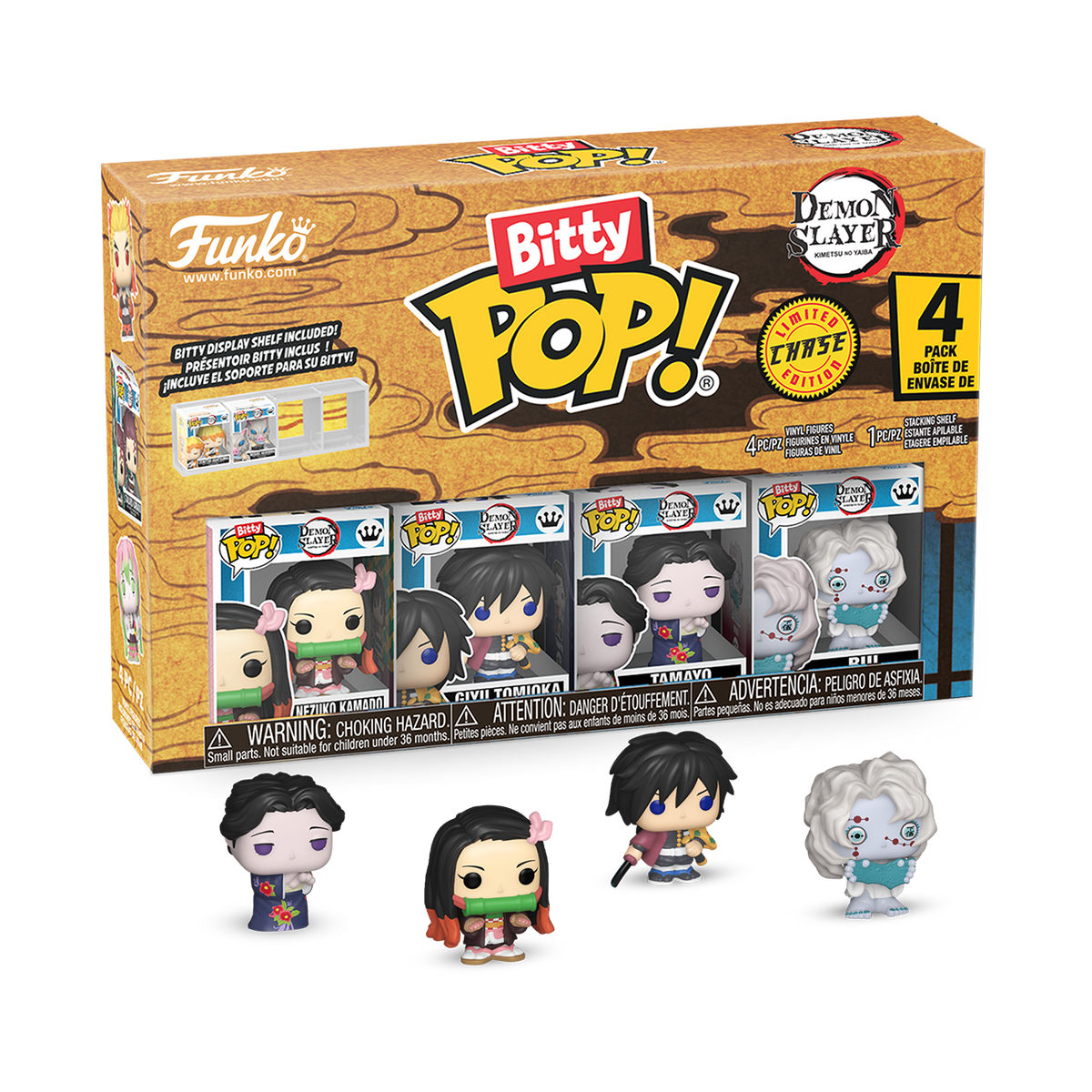 Bitty Pop! Demon Slayer 4-Pack Series 2 - US 0541