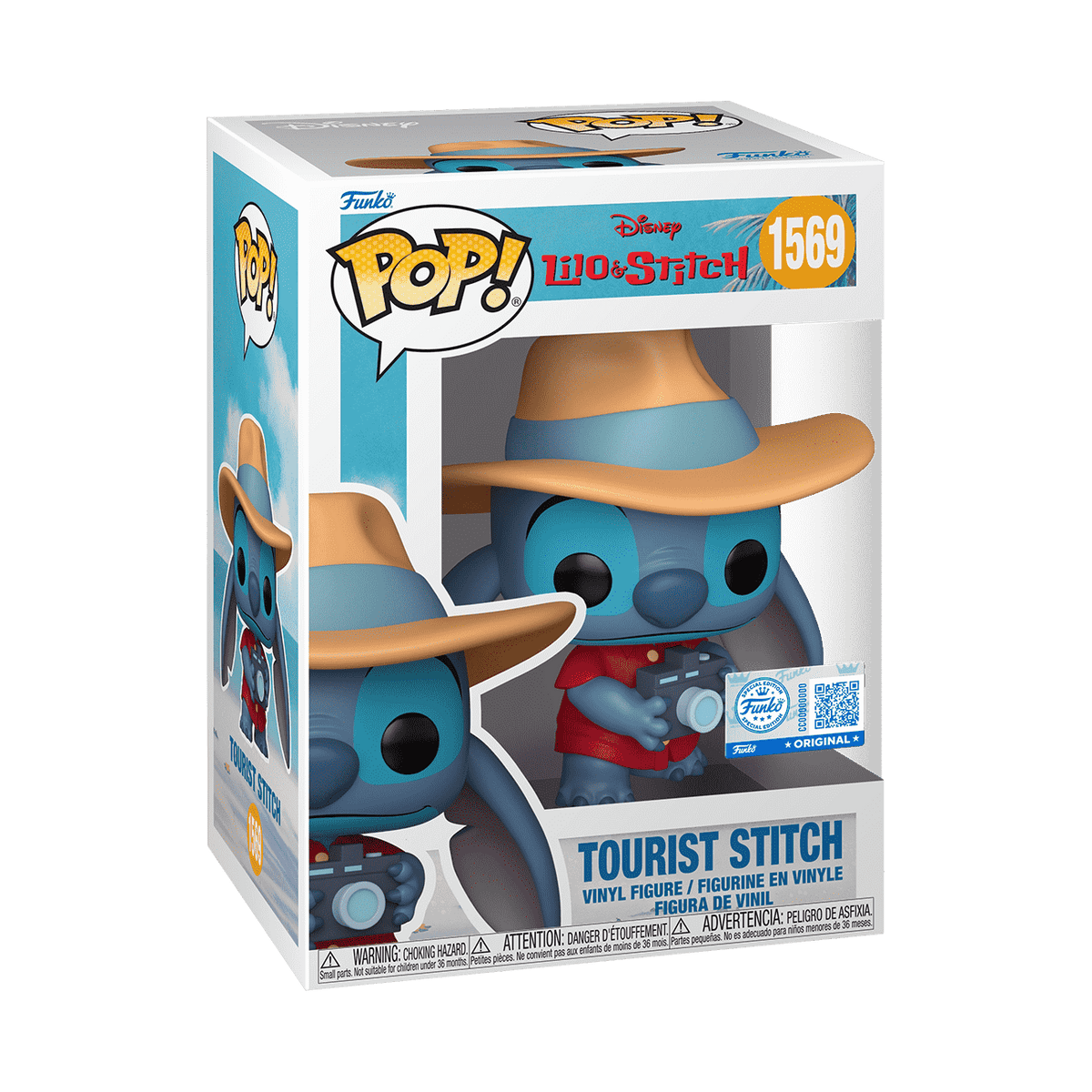 Pop! Tourist Stitch - US 0293