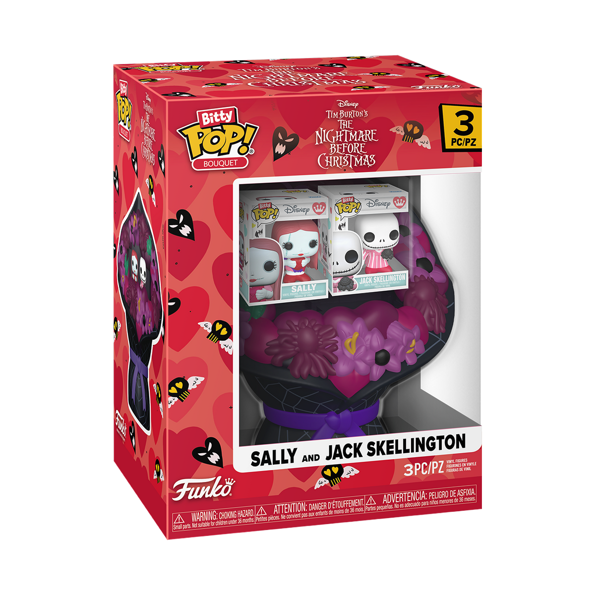 Bitty Pop! Bouquet Sally & Jack Skellington (Valentine) - US 3153