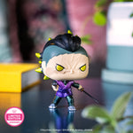 Pop! Genya Shinazugawa (Demon Form) (Metallic) with Pop! Protector - US 4835