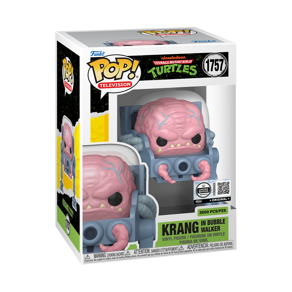 Pop! Krang in Bubble Walker with Pop! Protector - US 2742