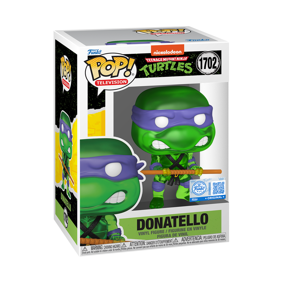 Pop! Donatello (Translucent Green) - US 2909
