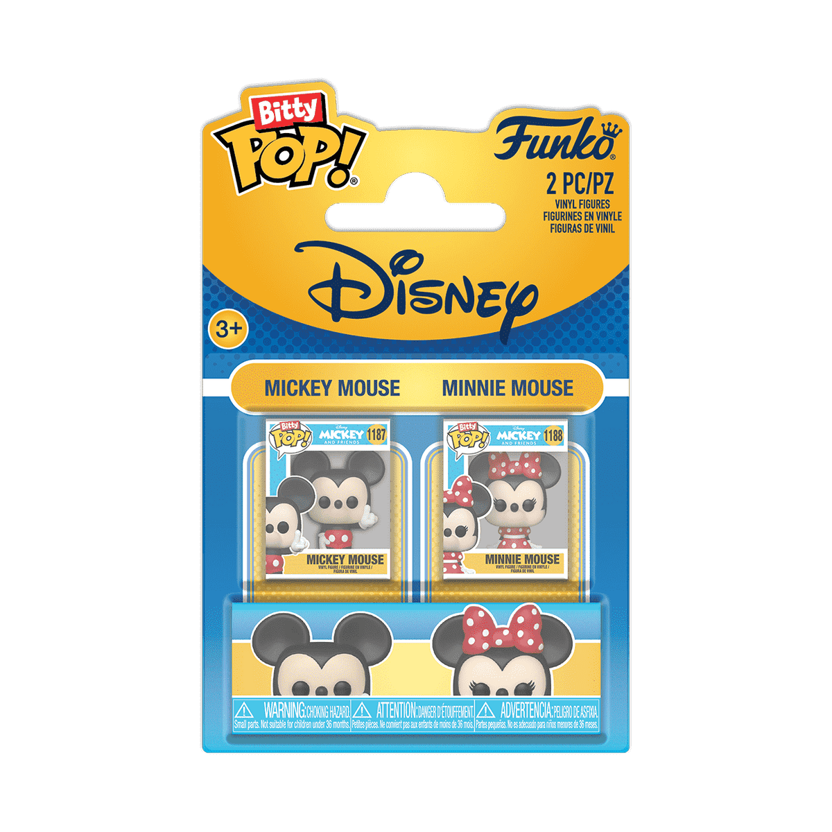 Bitty Pop! Mickey & Minnie Mouse 2-Pack - US 7437