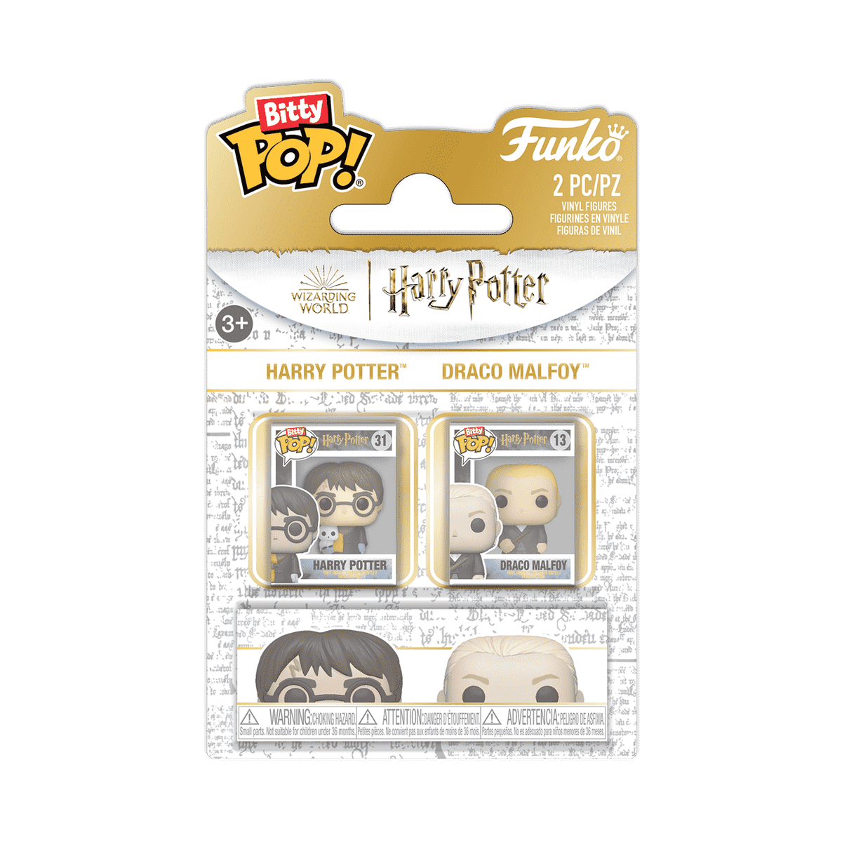 Bitty Pop! Harry Potter & Draco Malfoy 2-Pack - US 6339