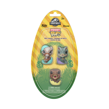 Pocket Pop! Jurassic World Hatchling 3-Pack - US 4546