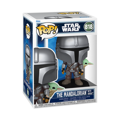 Pop! The Mandalorian with Grogu (On Back) - US 3499