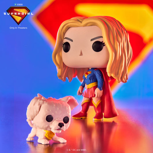 Pop! & Buddy Supergirl with Puppy Krypto - US 6064
