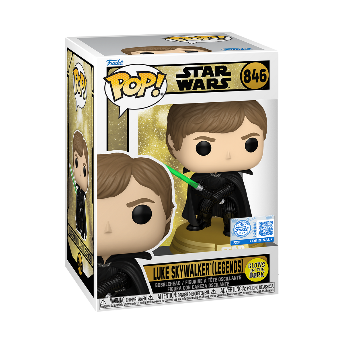 Pop! Luke Skywalker (Legends) (Glow) - US 7429