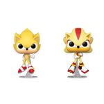 Pop! Super Sonic & Super Shadow 2-Pack (Flocked) - US 0583