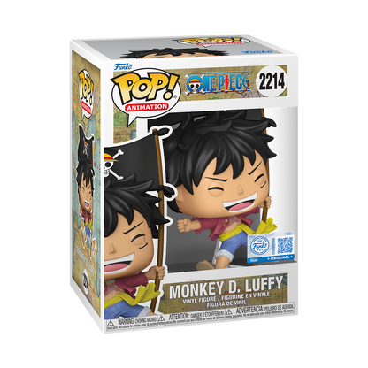 Pop! Monkey D. Luffy with Flag - US 6695
