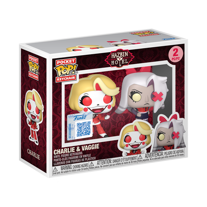 Pop! Keychain Charlie & Vaggie 2-Pack - US 2832