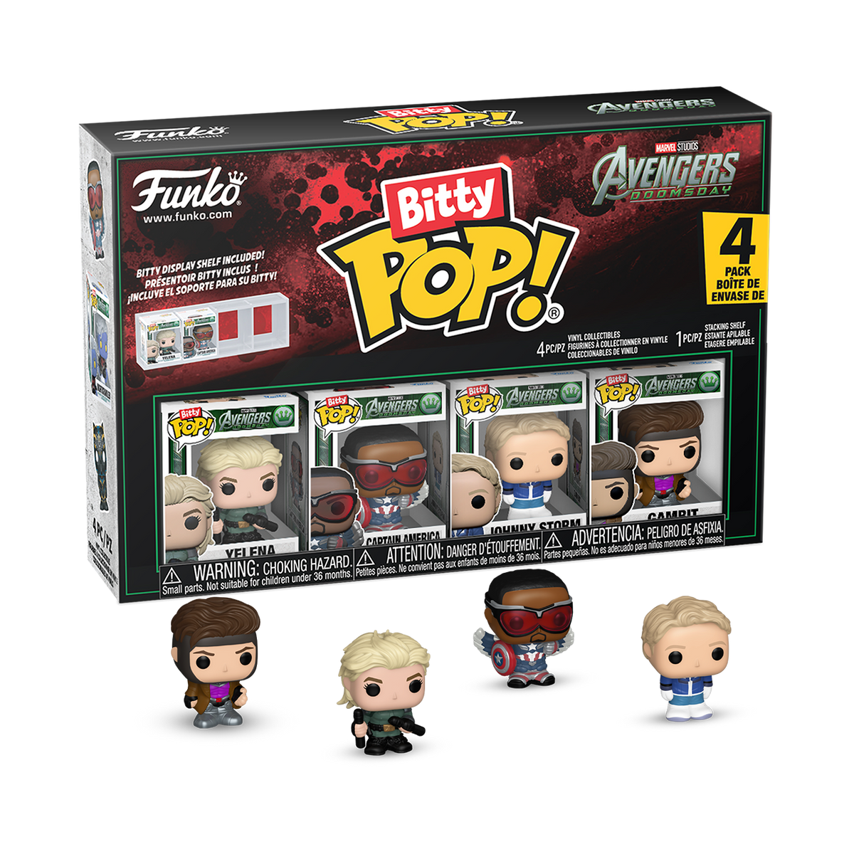 Bitty Pop! Avengers: Doomsday 4-Pack Series 1 - US 0404