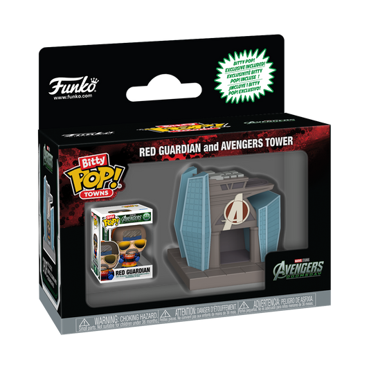 Bitty Pop! Towns Red Guardian and Avengers Tower - US 8999