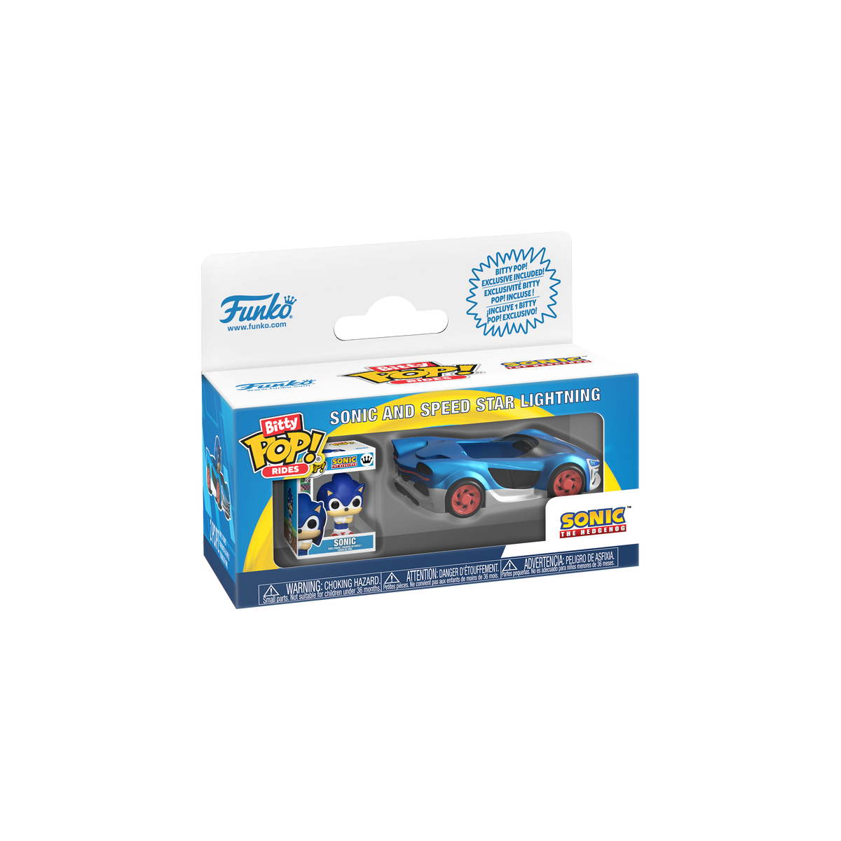 Bitty Pop! Rides Sonic and Speed Star Lightning - US 7886