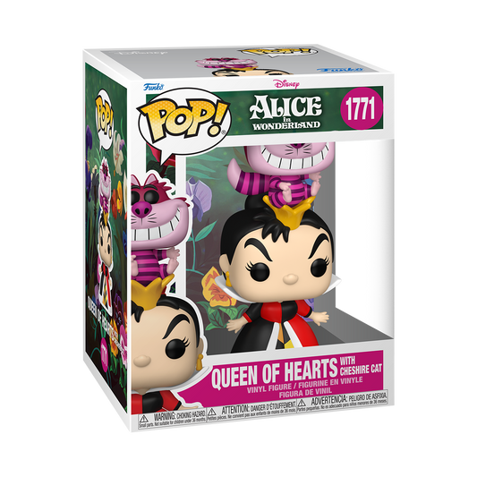 Pop! Queen of Hearts with Cheshire Cat - US 8704