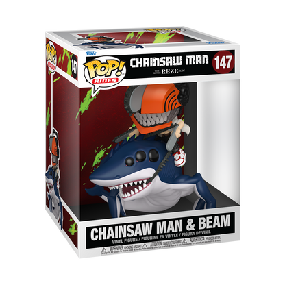 Pop! Ride Deluxe Chainsaw Man & Beam - US 1956