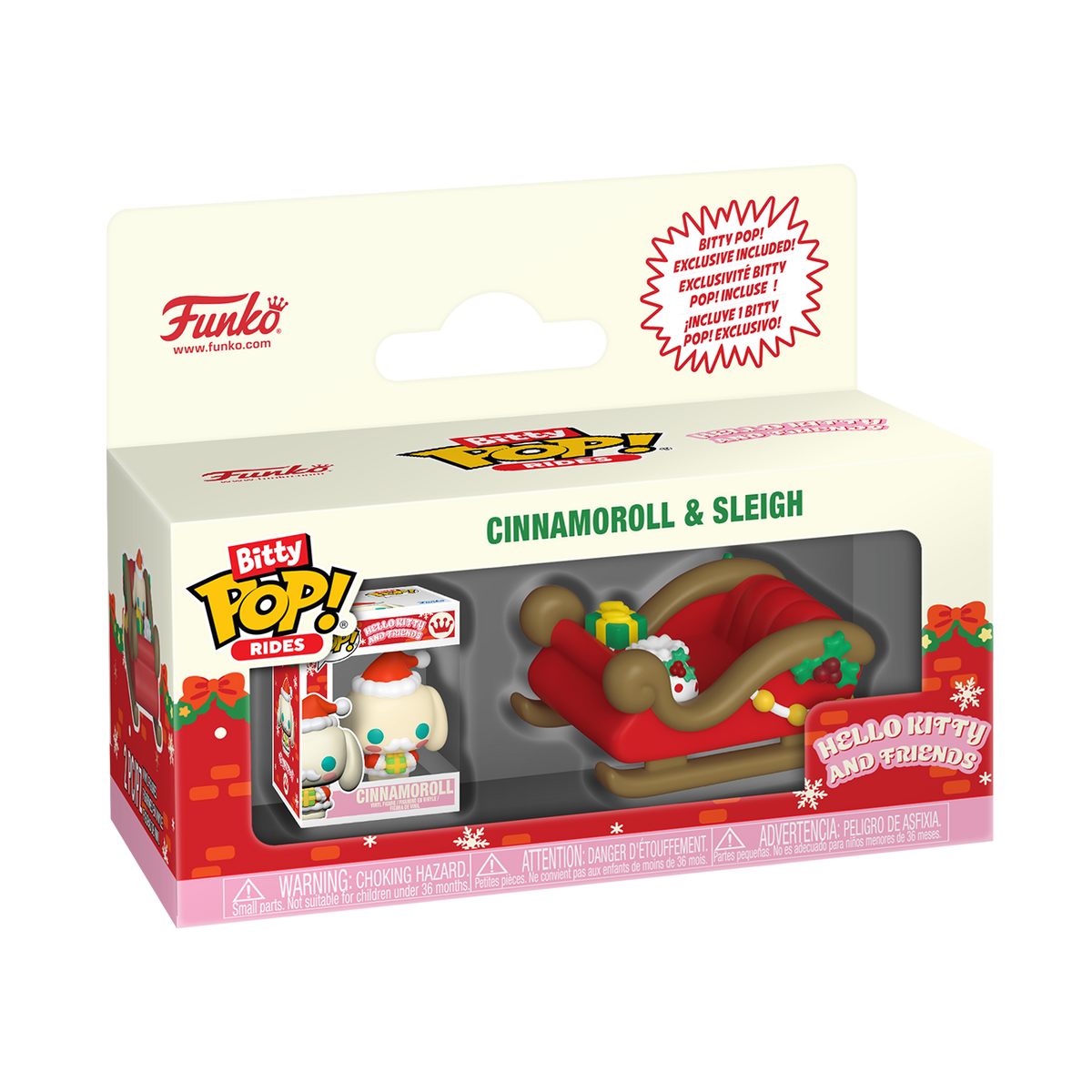 Bitty Pop! Ride Cinnamoroll and Sleigh - US 2638