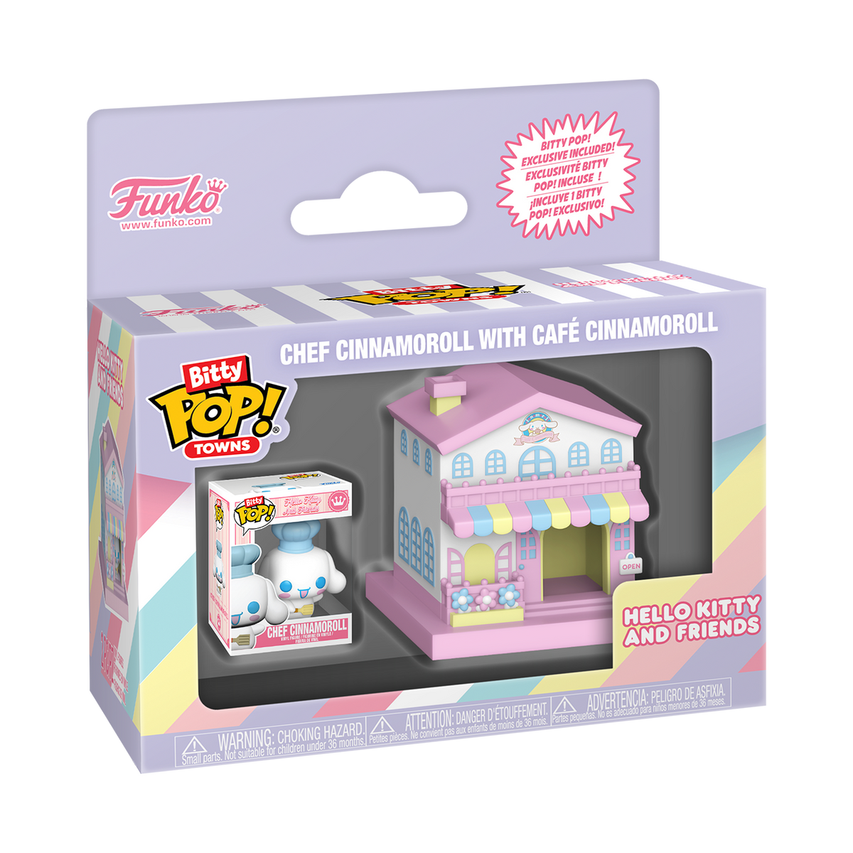 Bitty Pop! Towns Chef Cinnamoroll and Café Cinnamoroll - US 9602