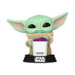 Pop! Grogu with Snack (Flocked) - US 6382