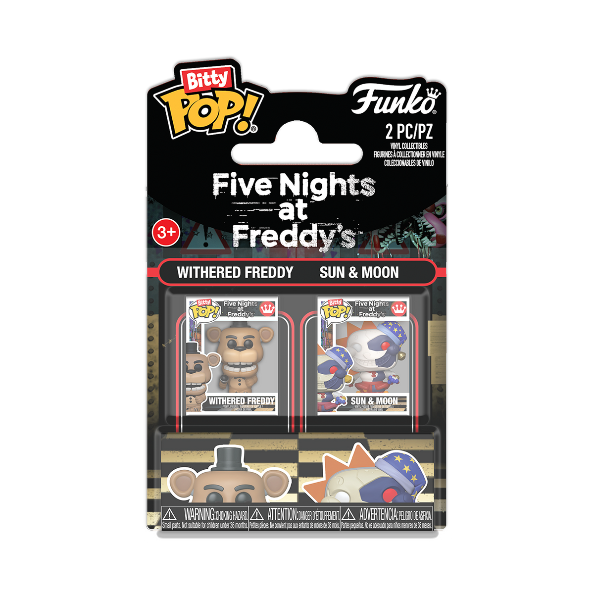 Bitty Pop! Freddy and Sun & Moon 2-Pack - US 1351