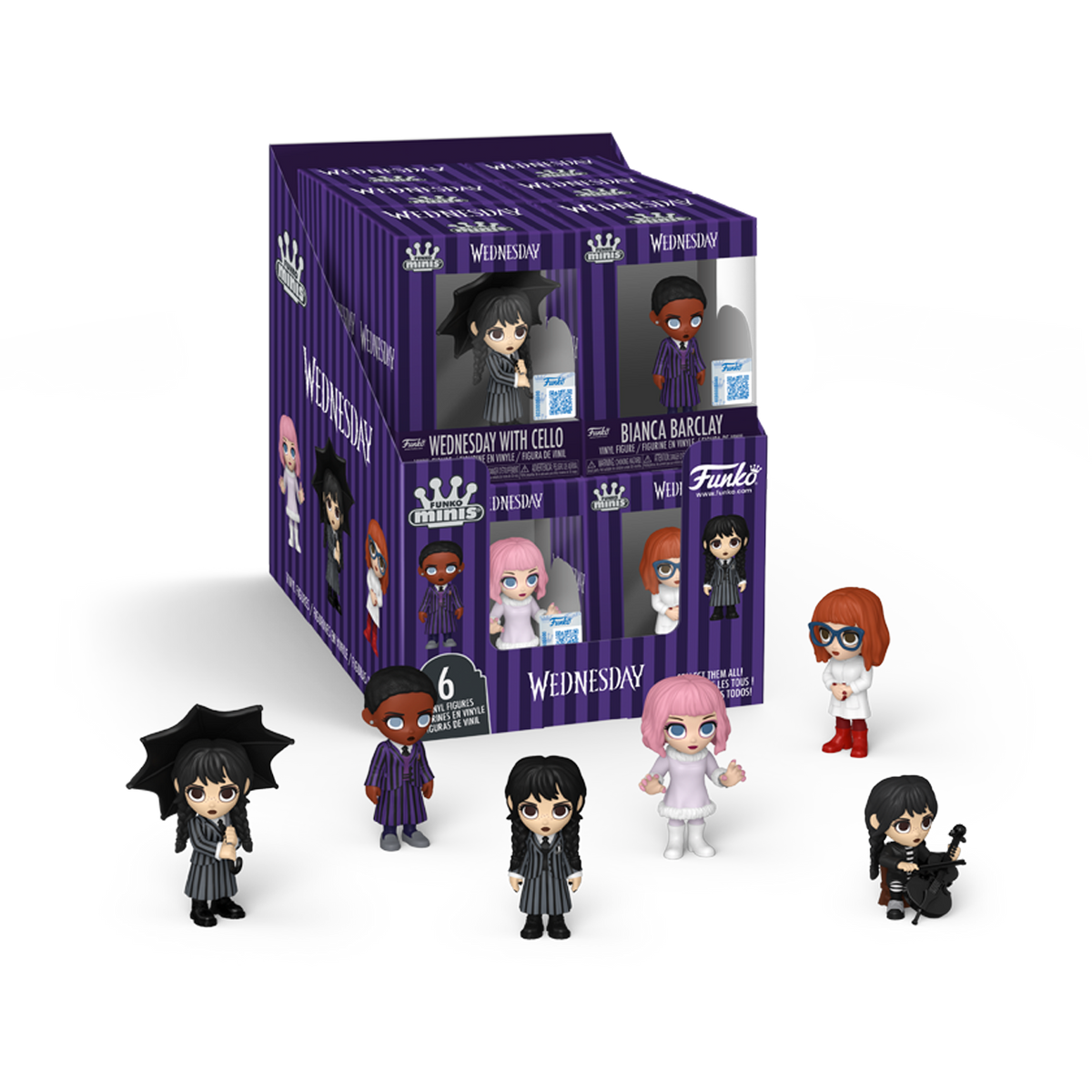 Wednesday Mini Vinyl Figures - US 7218