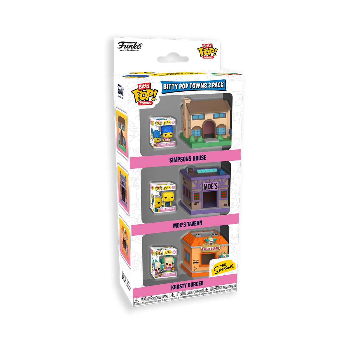 Bitty Pop! Towns The Simpsons 3-Pack - US 7427