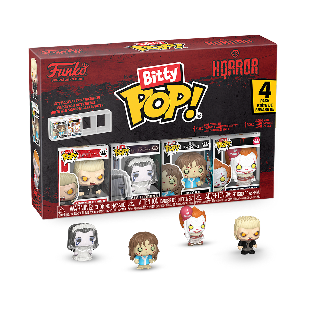 Bitty Pop! Warner Bros. Horror 4-Pack Series 1 - US 1039