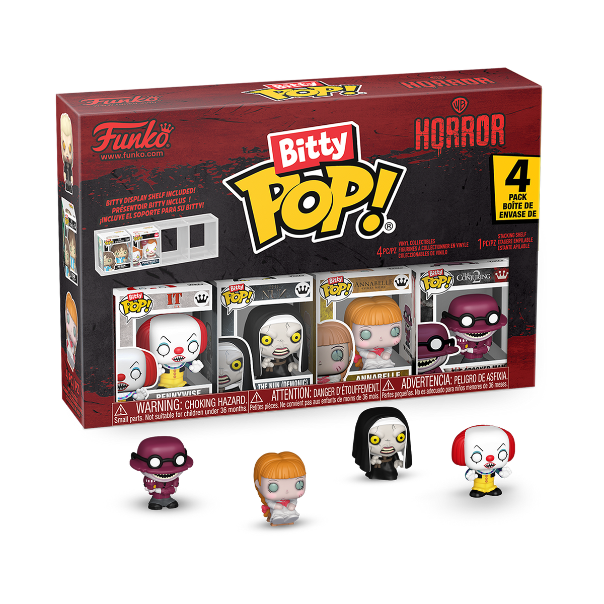 Bitty Pop! Warner Bros. Horror 4-Pack Series 2 - US 4509