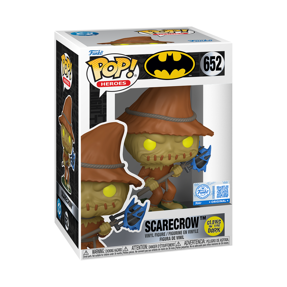 Pop! Scarecrow with Pitchfork (Glow) - US 0536