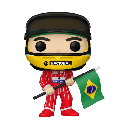 Pop! Ayrton Senna with Brazilian Flag - US 0712