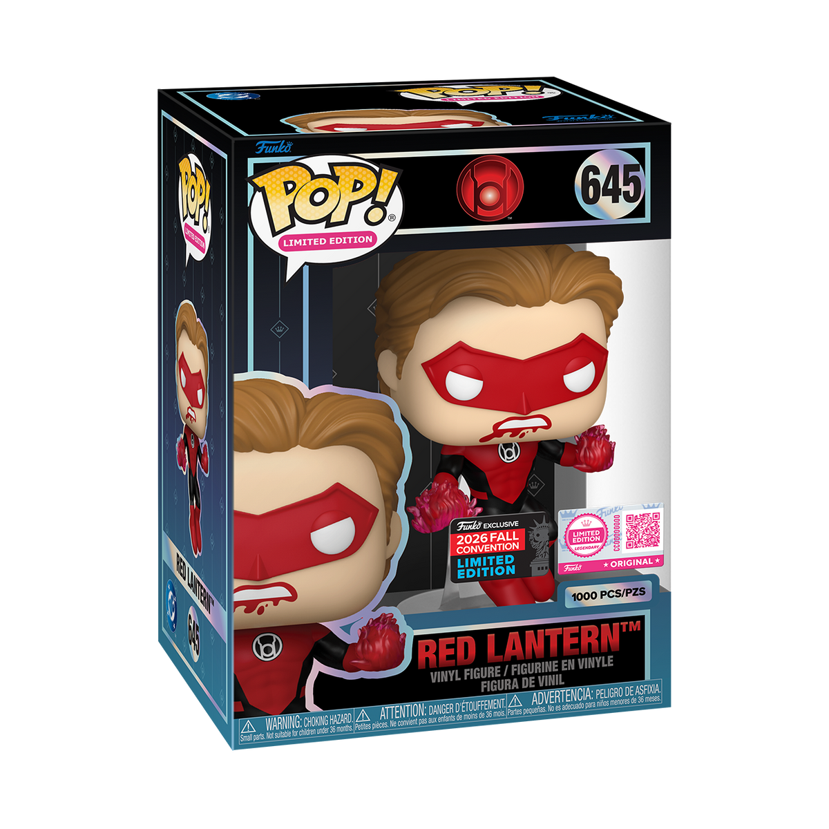 Pop! Red Lantern with Pop! Protector - US 0851