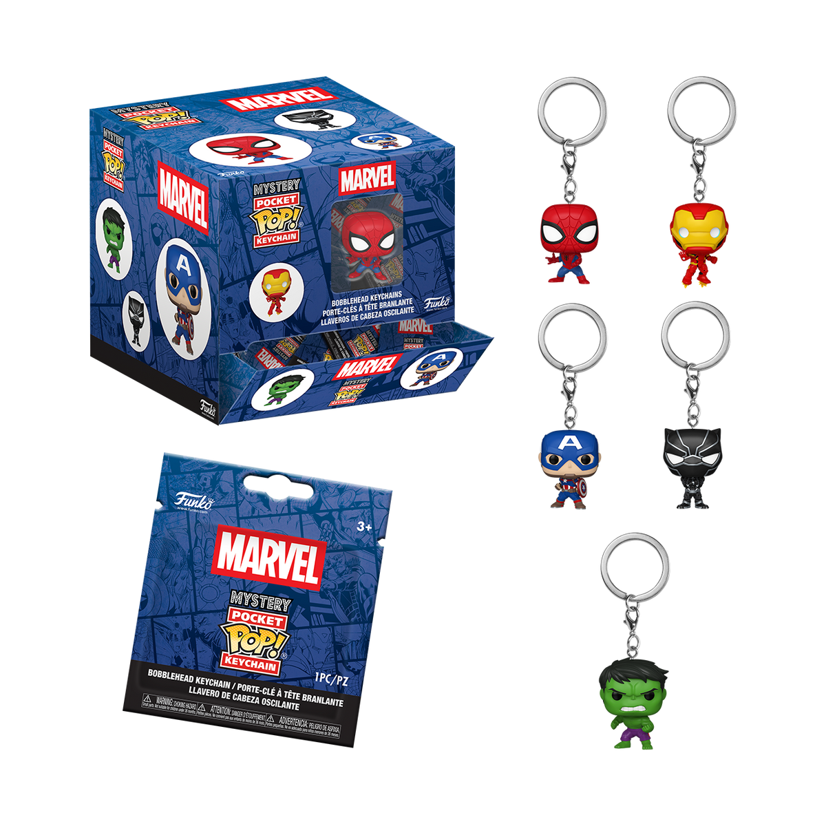 Mystery Pop! Keychain Marvel - US 2866