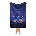 KPop Demon Hunters Derpy Tiger and Sussie Magpie Sherpa Blanket - US 6203