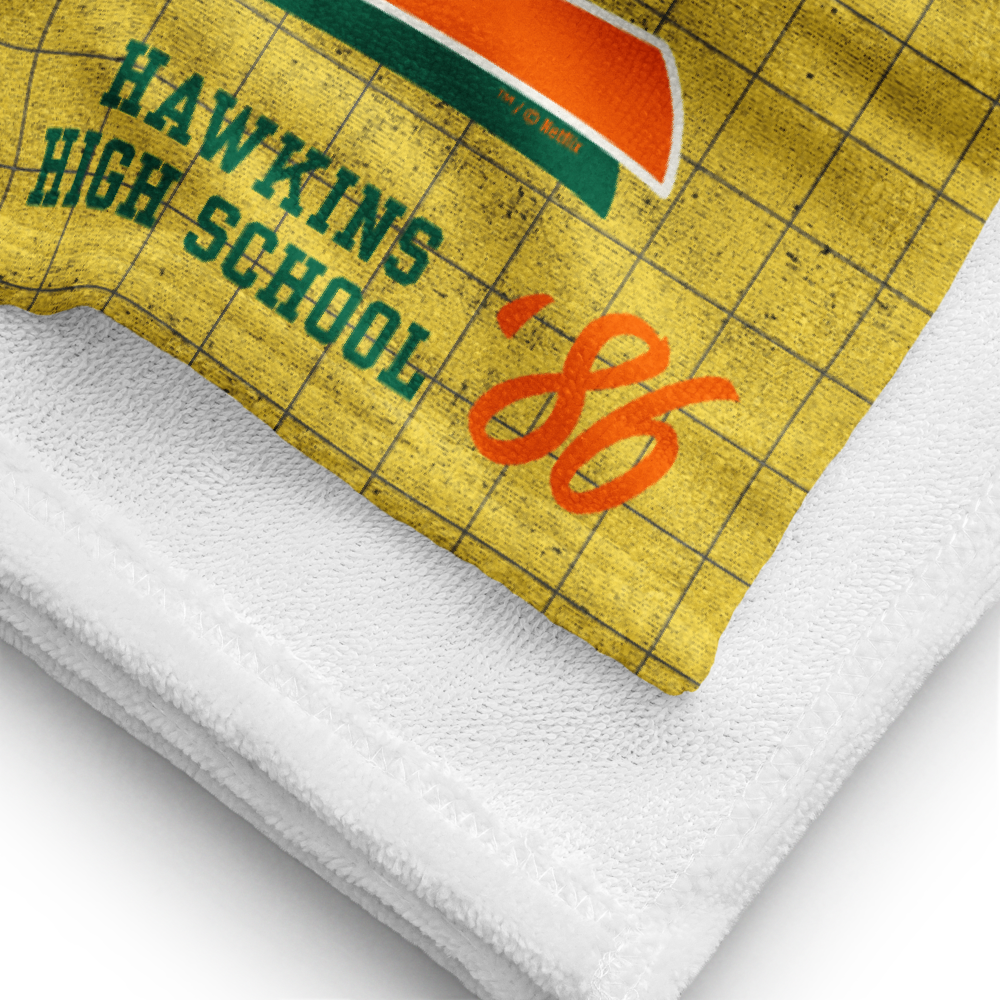 Stranger Things Hawkins High Beach Towel - US 9208