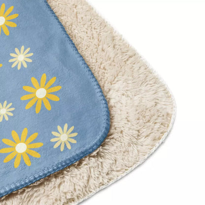 Gilmore Girls I Love You A Thousand Yellow Daisies Sherpa Blanket - US 3184
